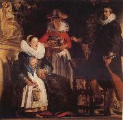 Jacob Jordaens The Family of the Artist oil painting picture wholesale